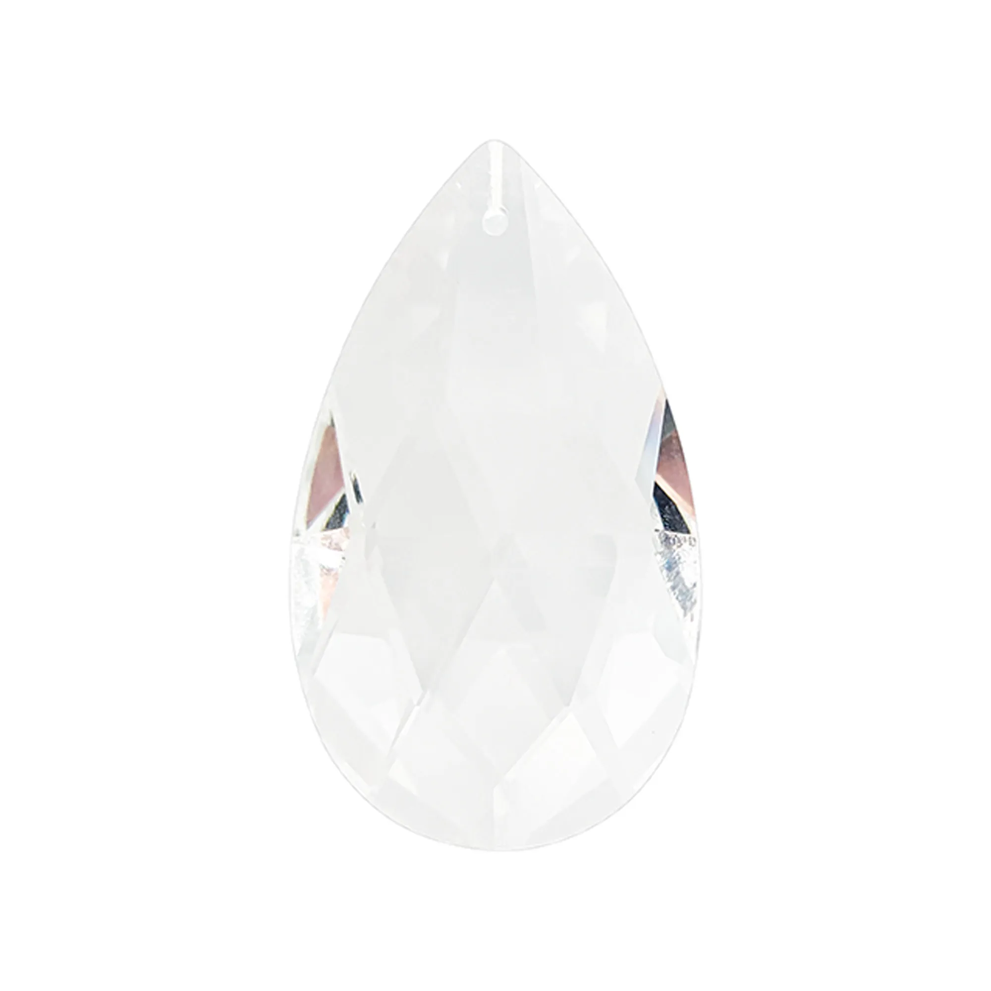 C20260  Full Facet Pendalogue Crystal Without Ring 63mm